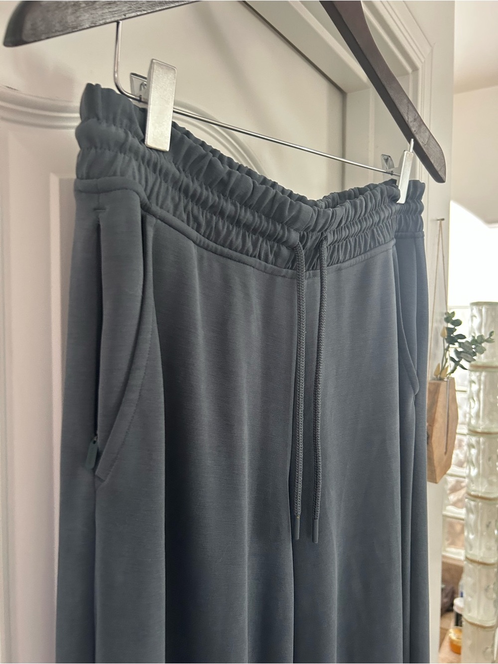 Athleta Women's Slate Blue Drawstring Track Pants